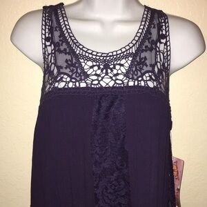 Love fire crochet lace dress fully lined brand new with tags